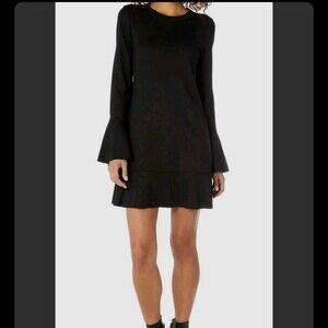 Michael Stars Mini Black Women Dress Size XS Long Sleeve